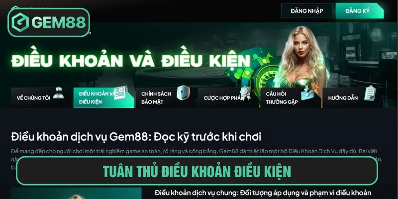 Tuân thủ điều khoản điều kiện